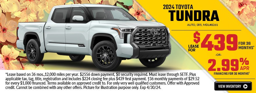 2024 Toyota Tundra Lease Option